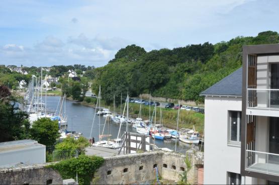 Cet appartement tout neuf, jamais habit, fait face  un joli paysage bois.