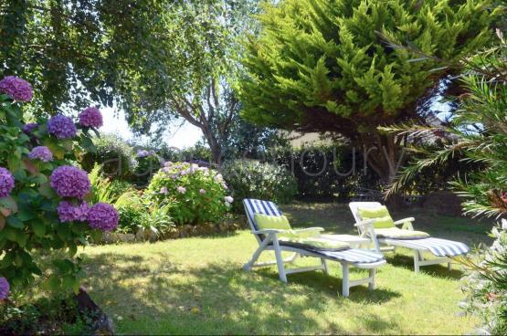 Vous aurez ici le plaisir de vivre dans le bourg de Sauzon tout en bnficiant d'un beau jardin calme.